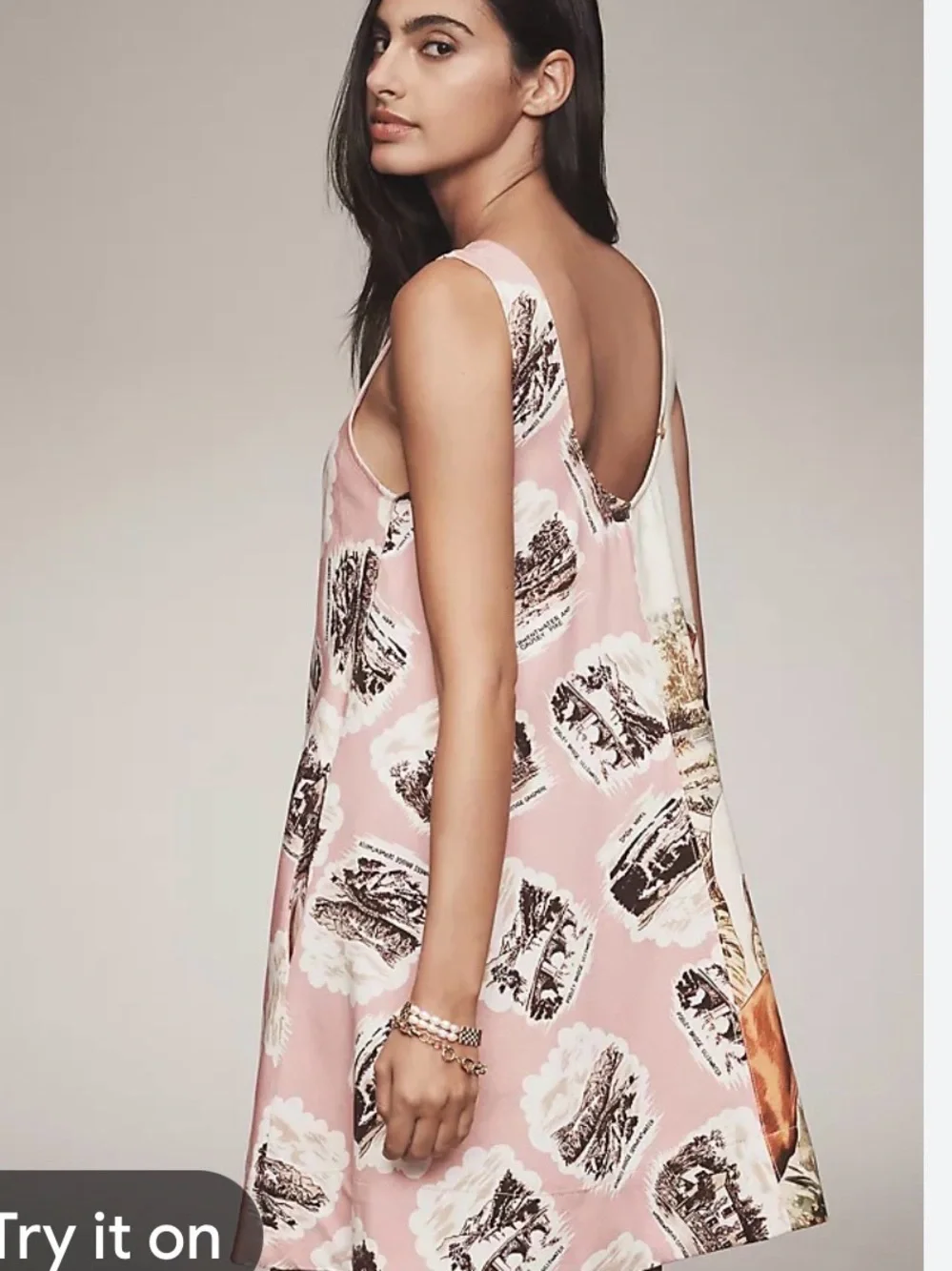 NWT Maeve for Anthropologie Keiko Mini Dress Dogs Medium - Picture 3 of 6